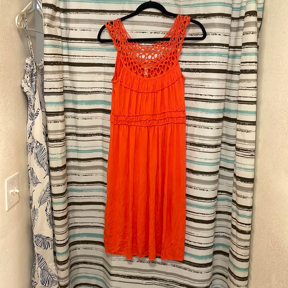 Small orange dress
